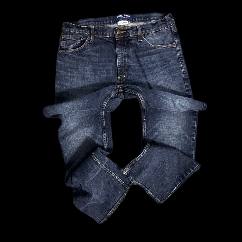 ARIZONA JEAN COMPANY Men's Blue Bootcut Jeans SIZE 34x32